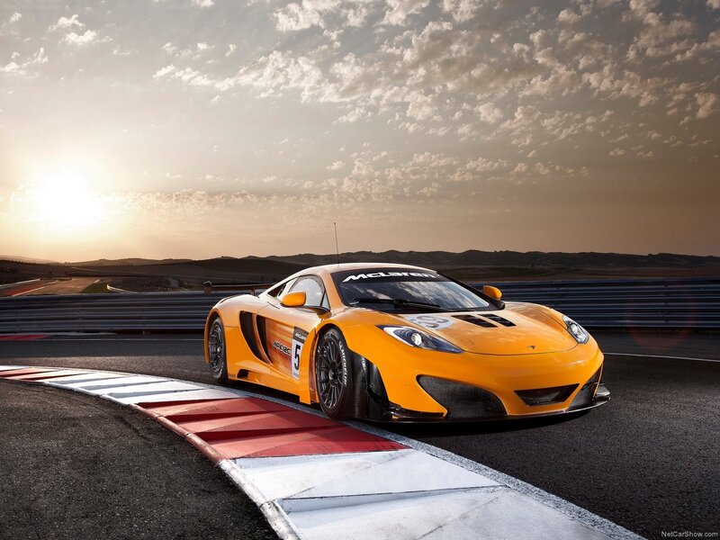 McLaren MP4-12C GT3 on track