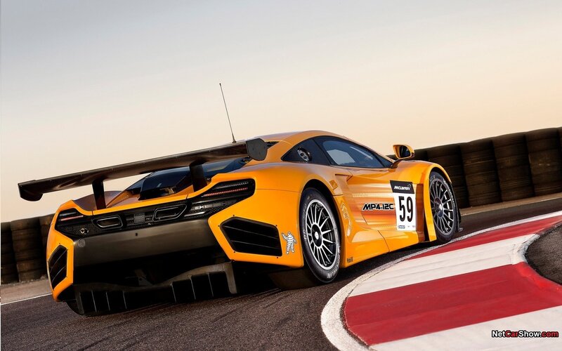 McLaren MP4-12C GT3 on track