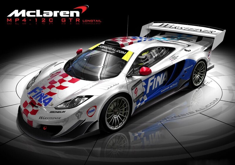 McLaren MP4-12C GTR race car