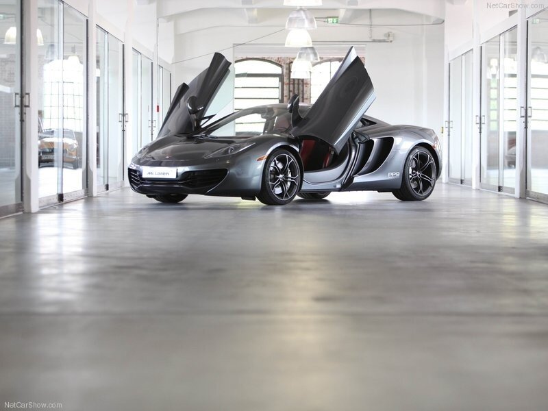 McLaren MP4-12C in showroom