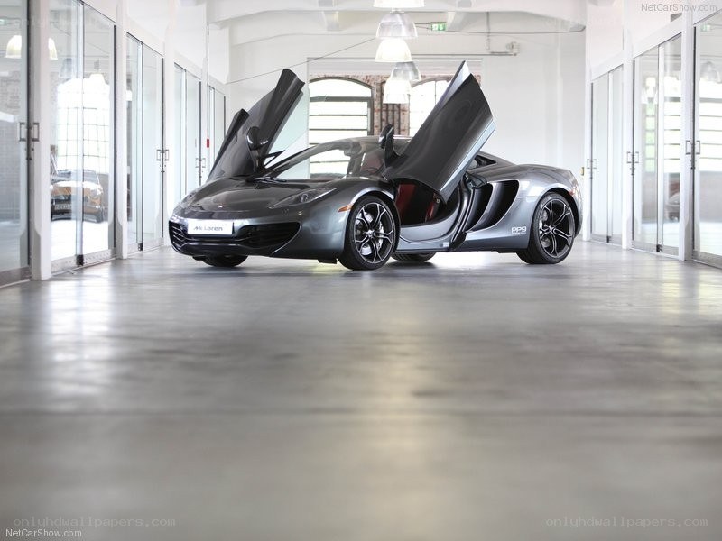 McLaren MP4-12C in showroom