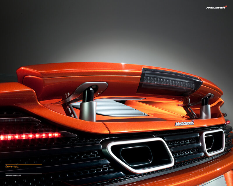 McLaren MP4-12C rear view