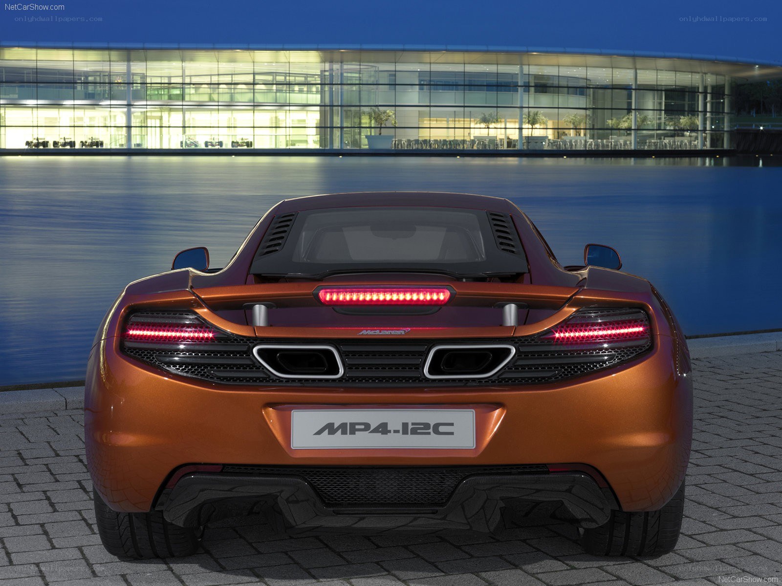 McLaren MP4-12C rear view