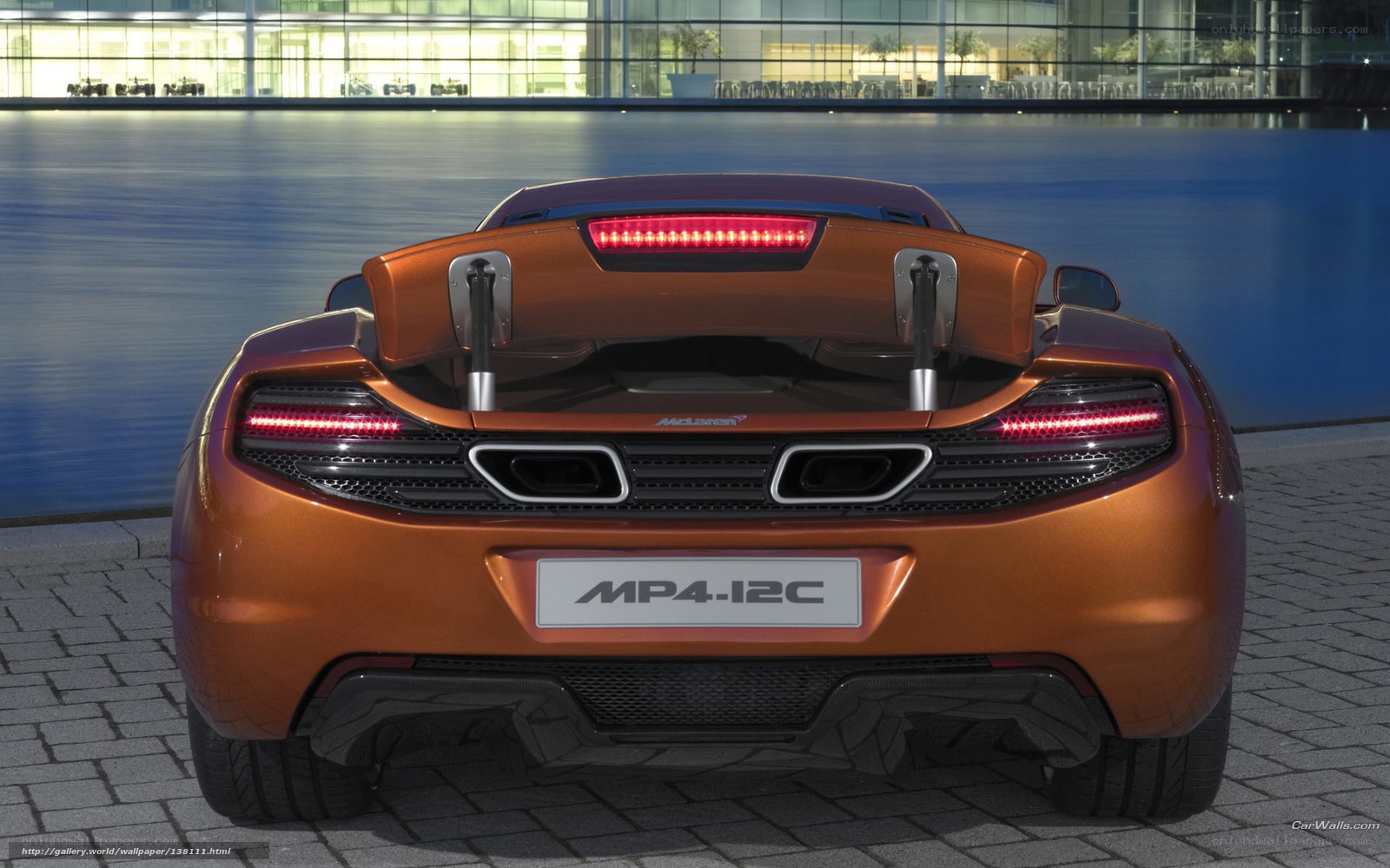 McLaren MP4-12C rear view