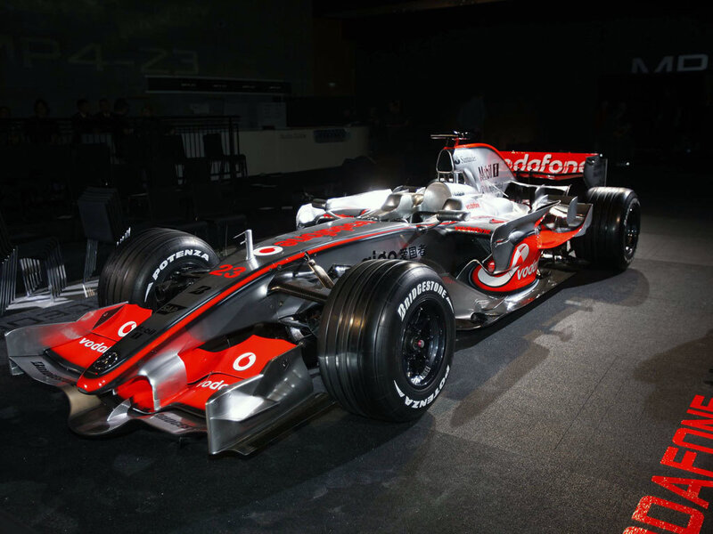 McLaren MP4-23 race car