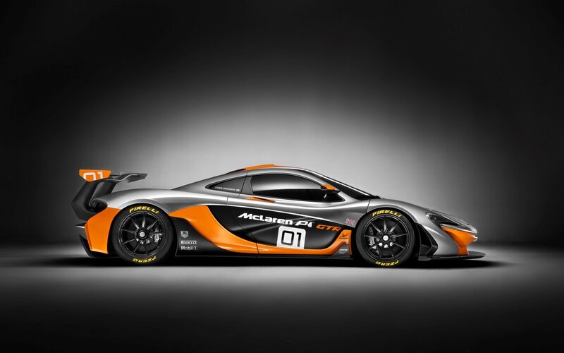 McLaren P1 GTR Race Car — Silver