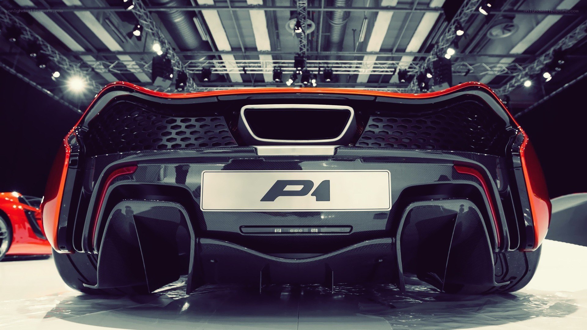 McLaren P1 rear view