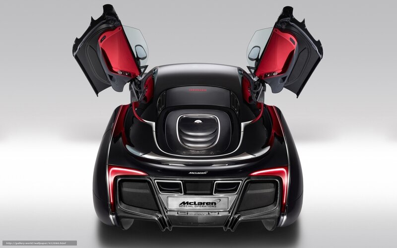 McLaren P1 rear view