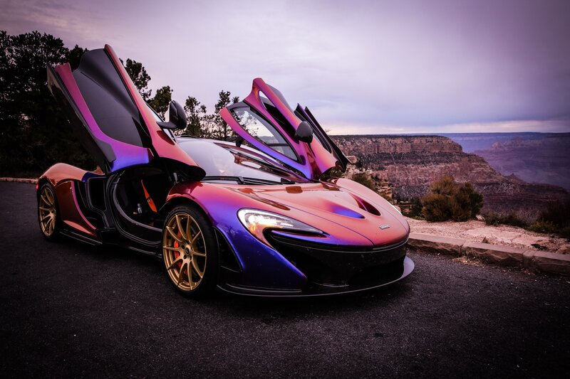 McLaren P1 with Doors Open