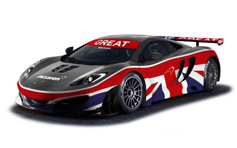 McLaren Race Car — Red, Dynamic, 3d Render