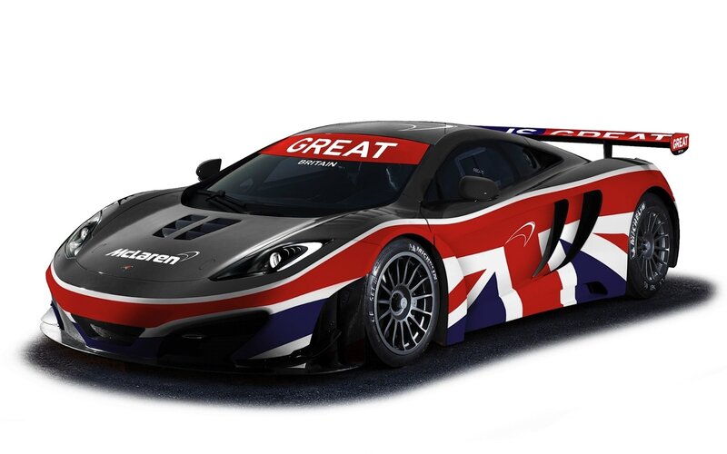 McLaren Race Car — Red, Dynamic, Photograph