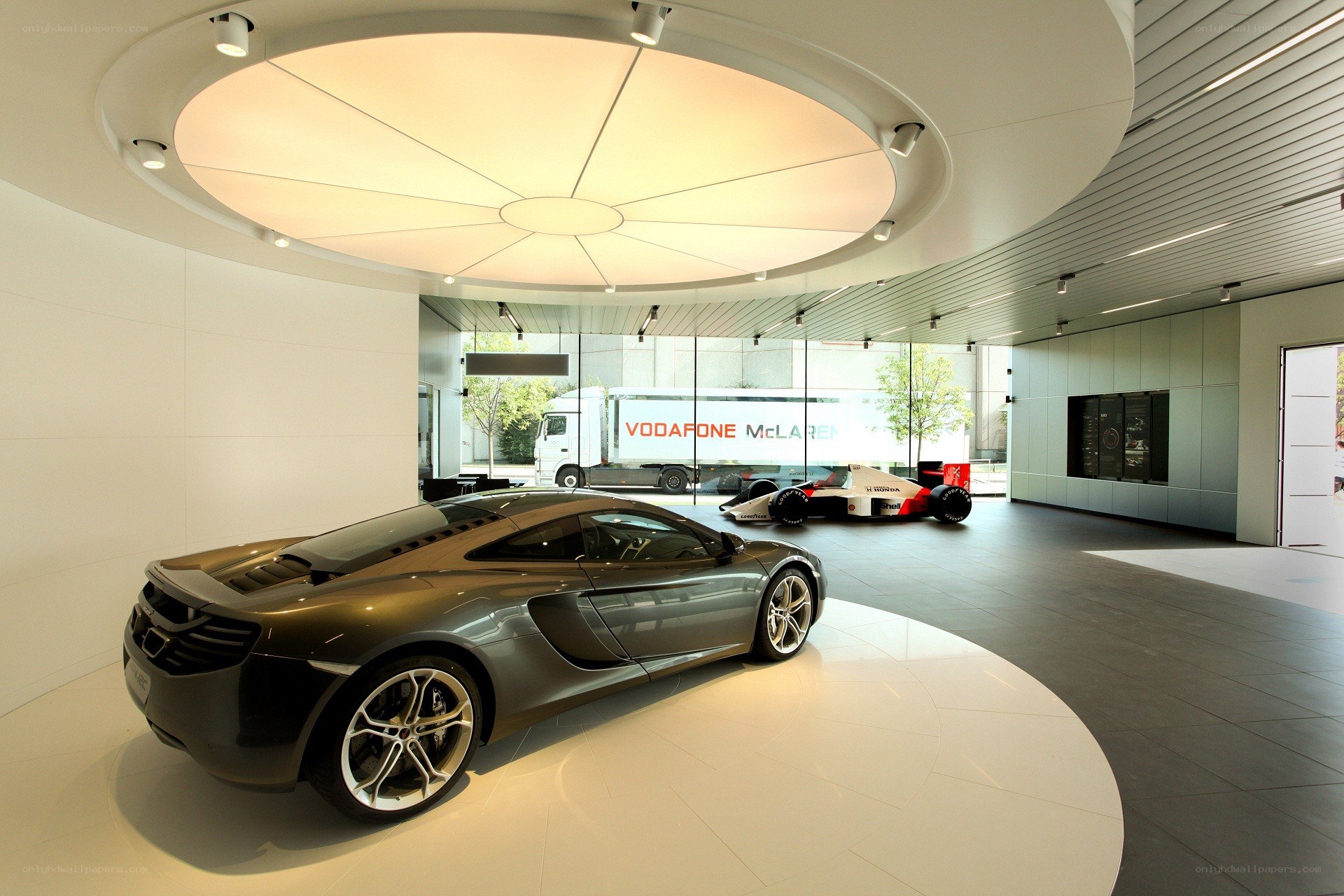 McLaren showroom display