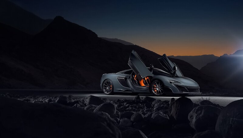 McLaren Sports Car — Gray
