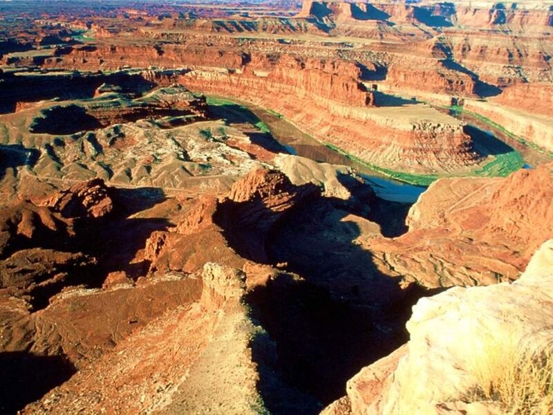 Meander River in Canyon