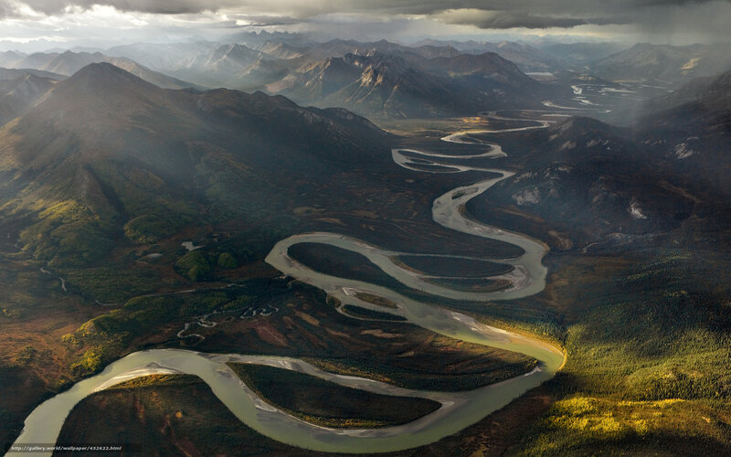 Meandering River Valley