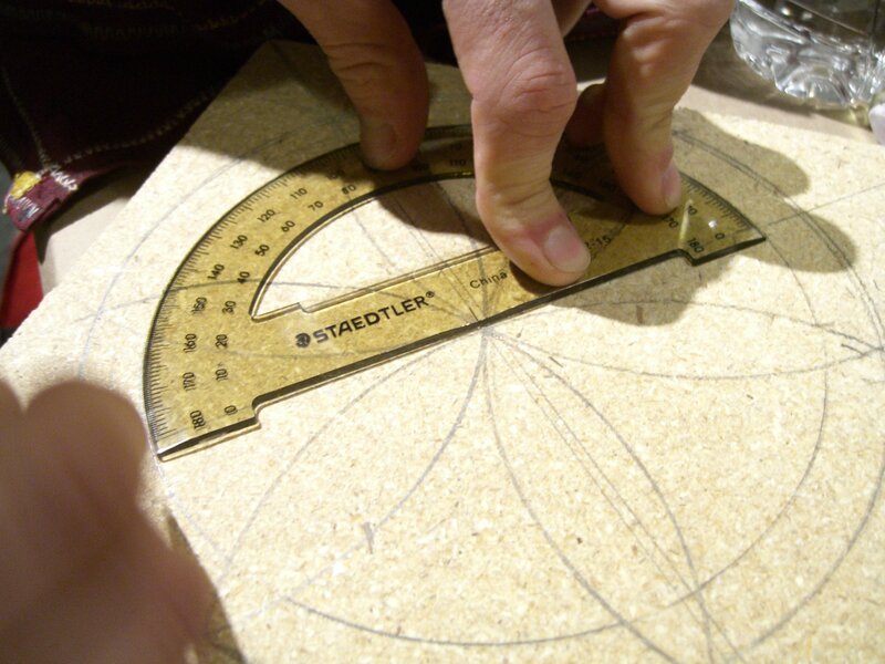 Measuring angles on wood