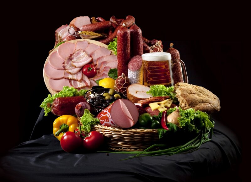 Meat and Vegetable Platter