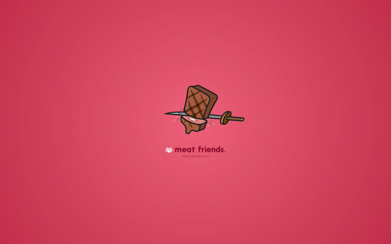 Meat Friends logo art