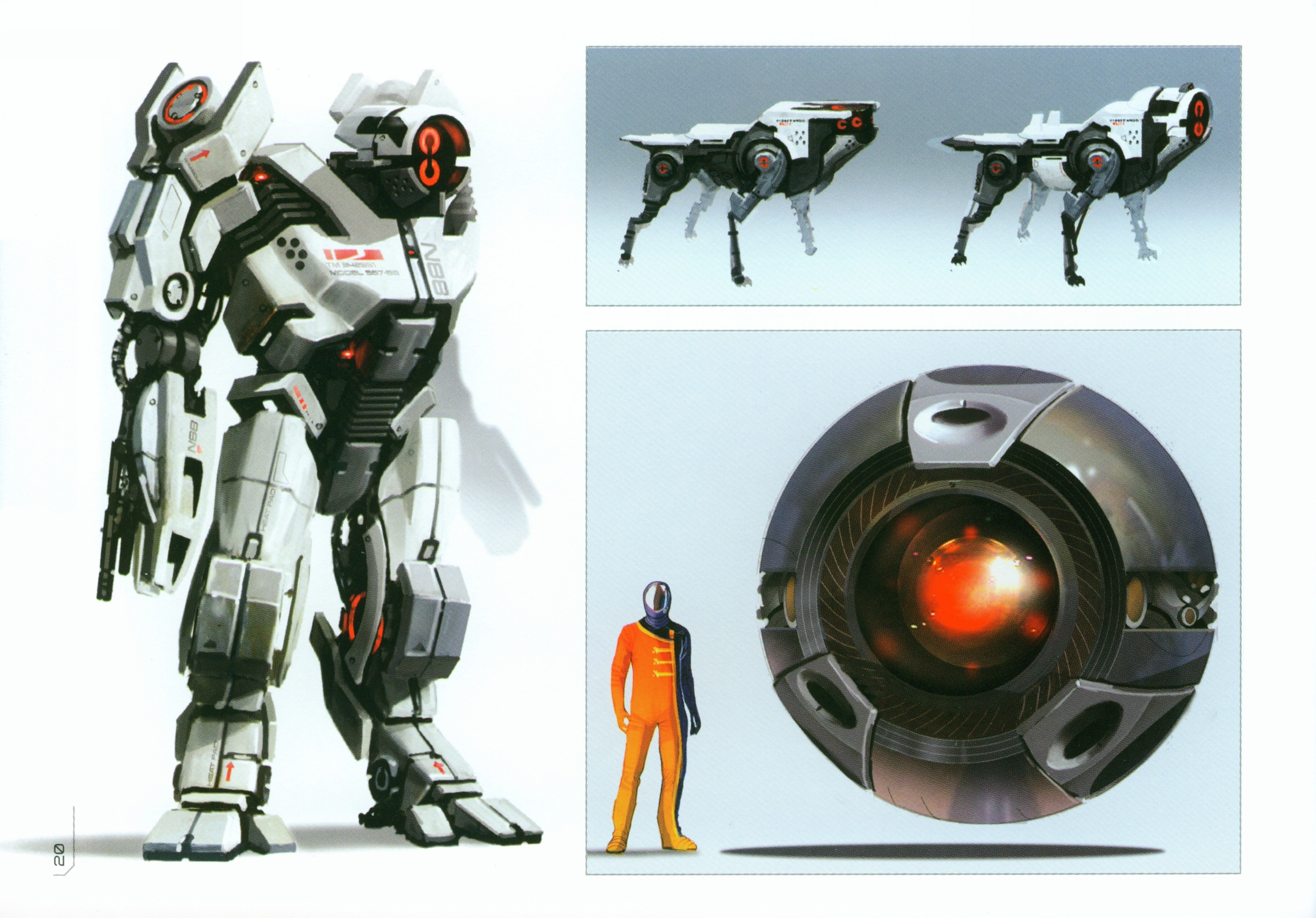 mech and robot concept art