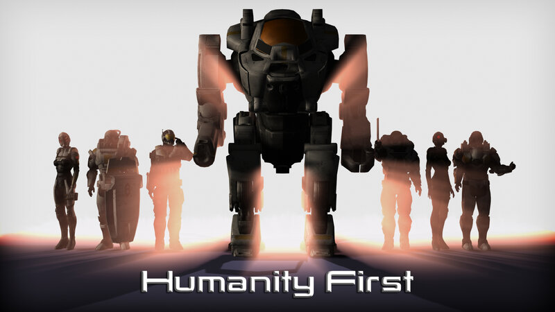 Mech and Soldiers