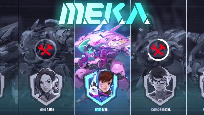 Mech Characters in Lineup