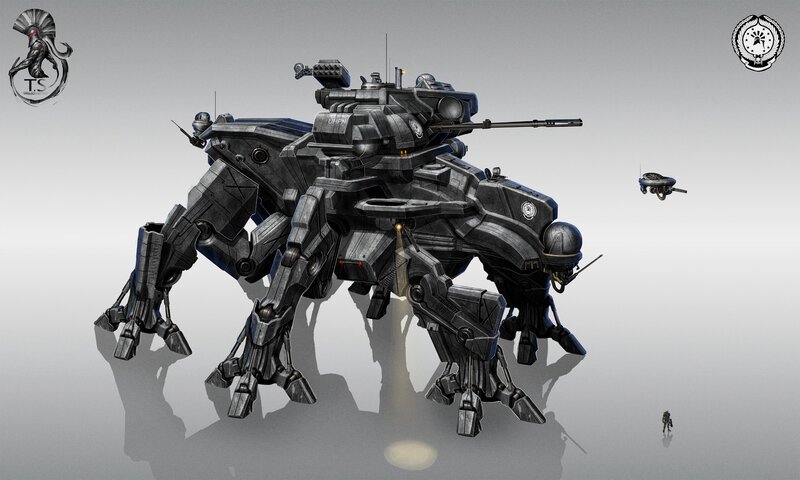 mech combat unit concept