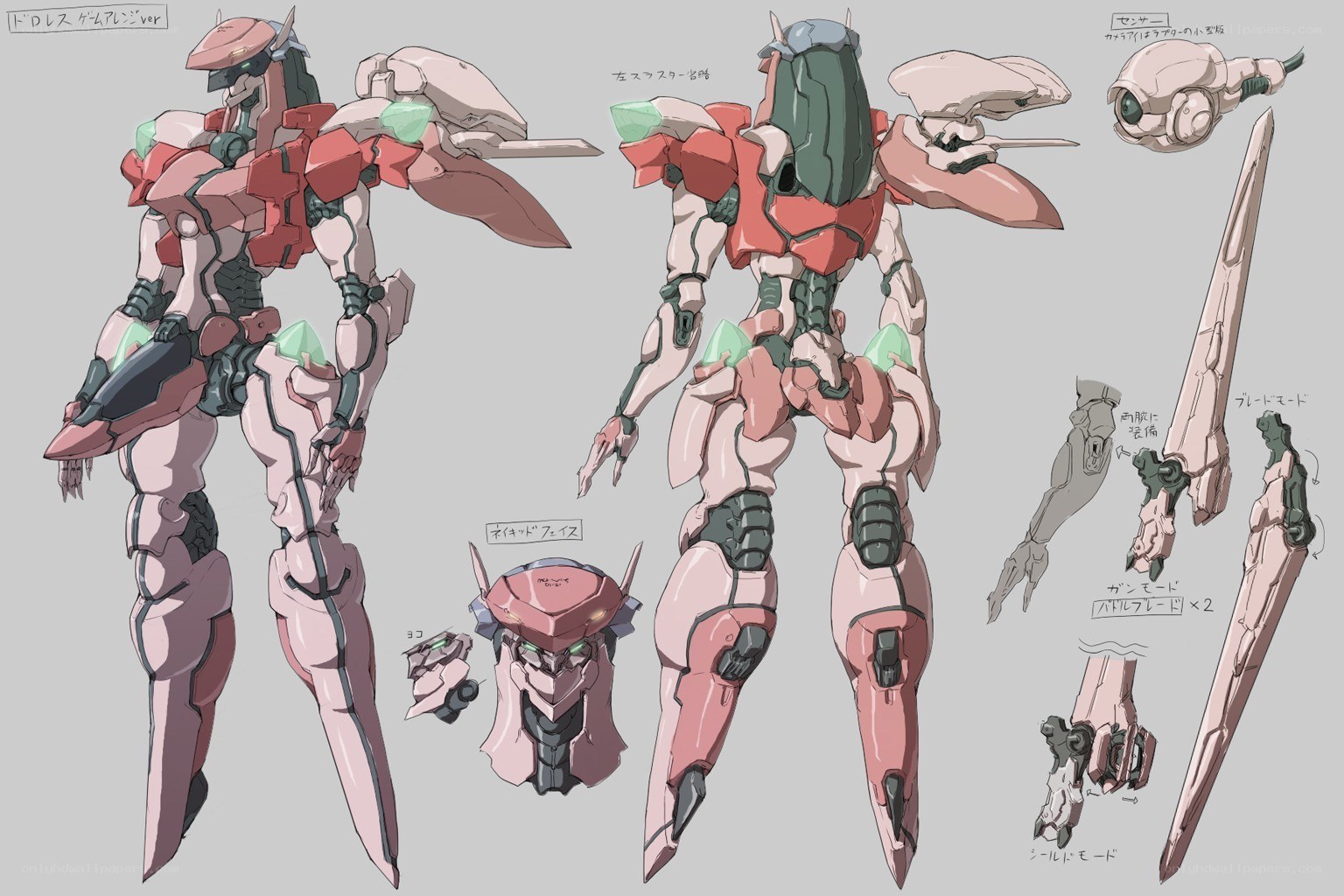 mech design concept art
