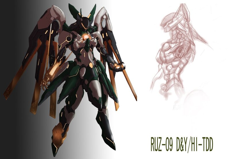 Mech design with wings