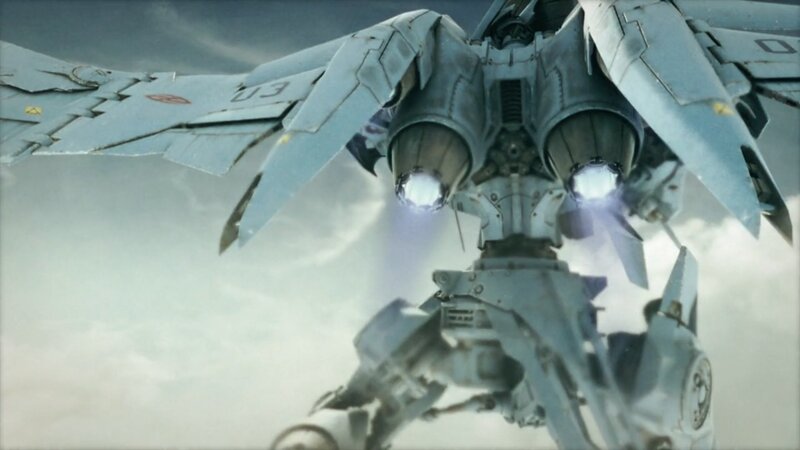 Mech Fighter Jet — Gray