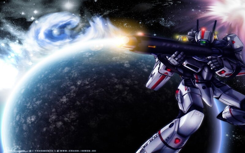 Mech Firing Weapon — White