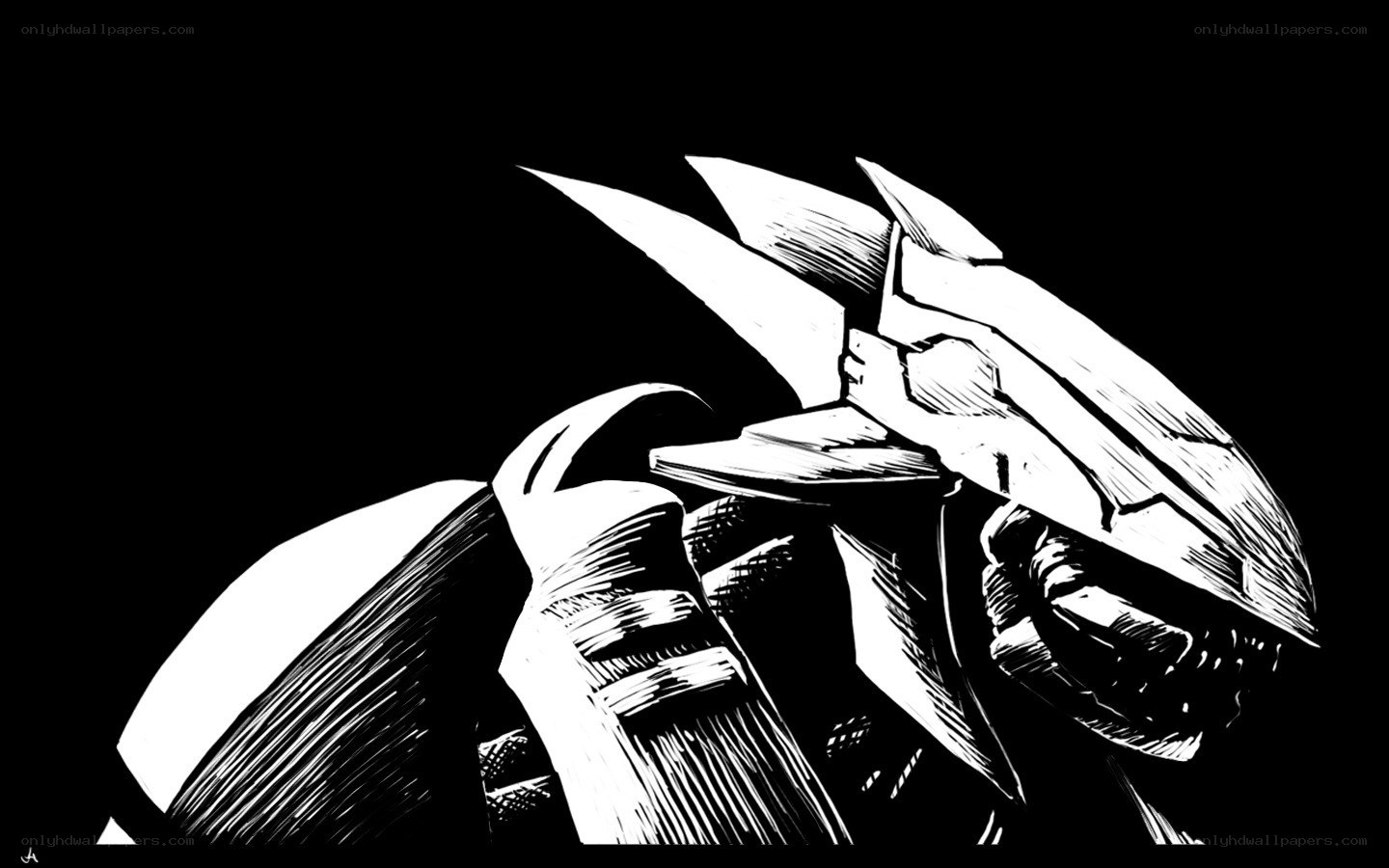 mech head close-up