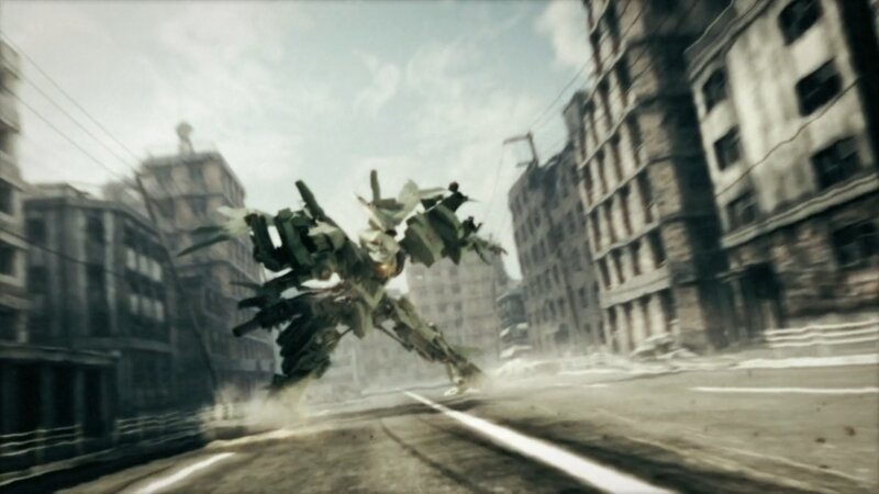 Mech in City Street — Gray, Chaotic