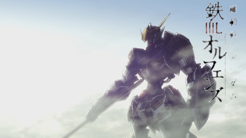 Mech in Cloudy Sky — Gray, Dramatic