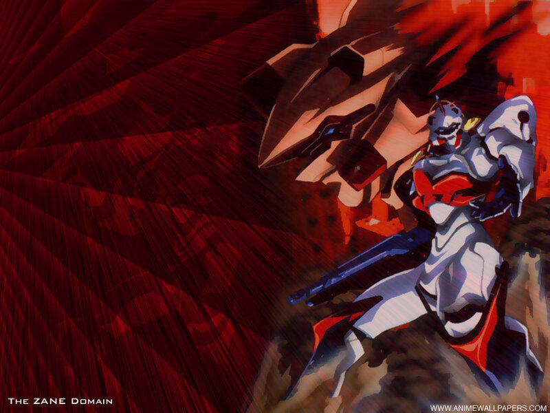 Mech in Combat Pose — Red
