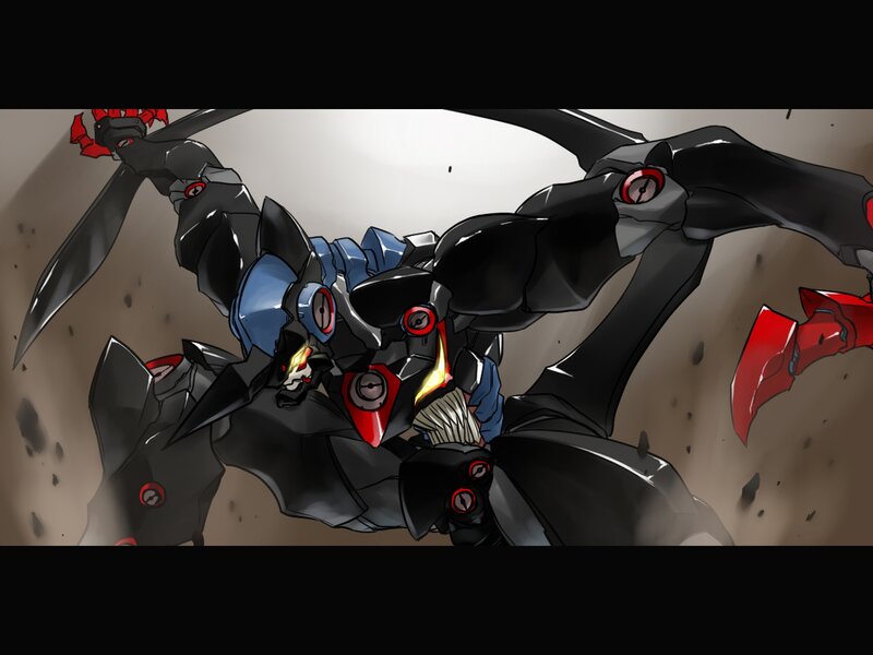 mech in combat stance
