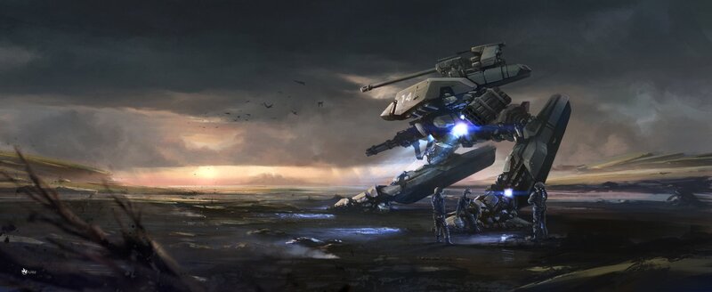 Mech in Crashed State