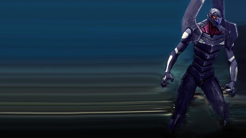 Mech in Dark Armor