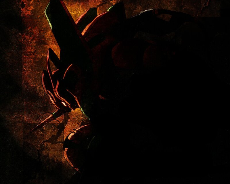 Mech in Dark Environment — Black