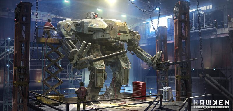Mech in Factory
