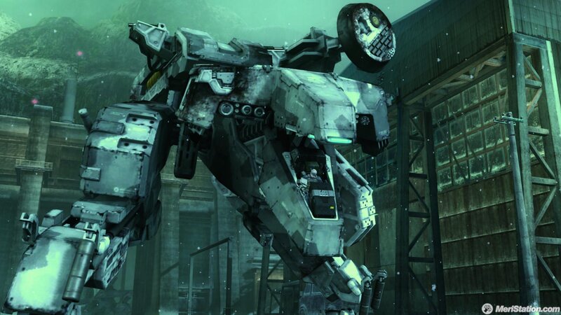 mech in industrial setting
