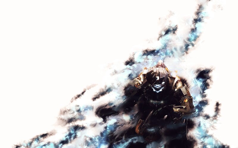 Mech in Smoke and Fire