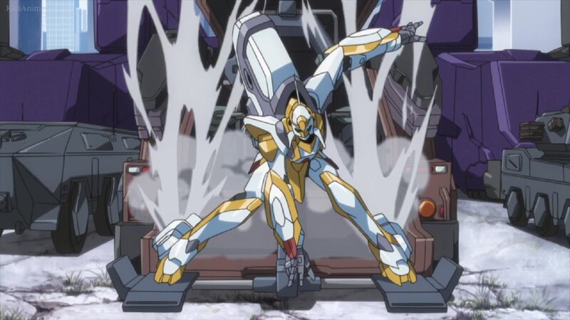 Mech in Snowy Area