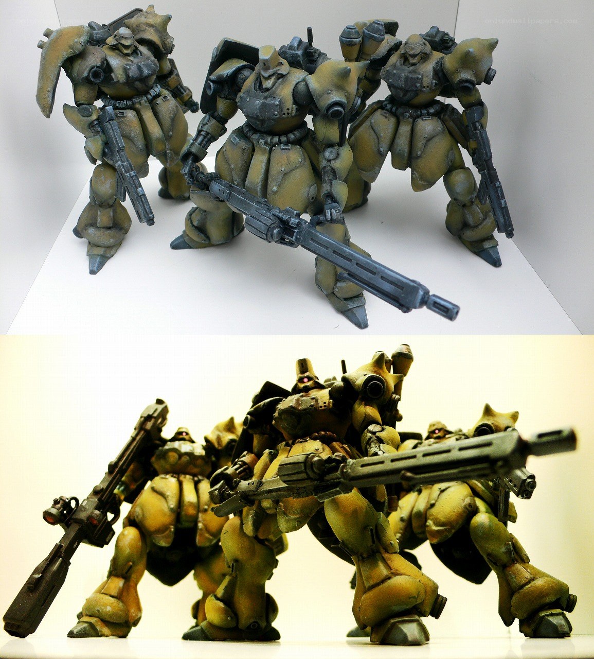 mech model figures display