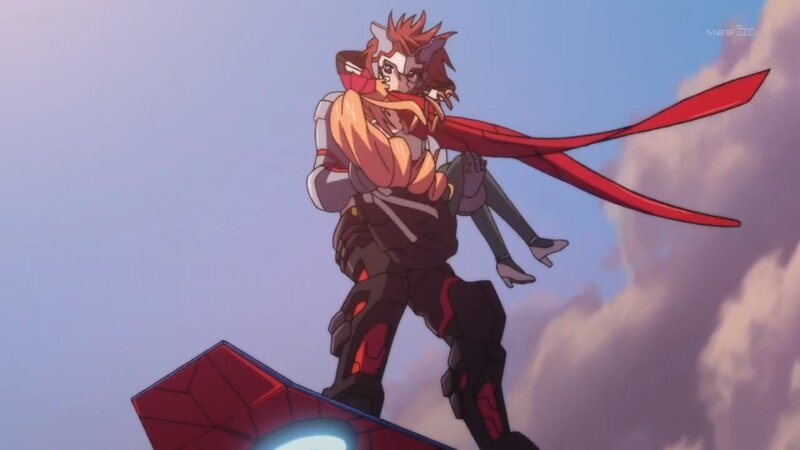 Mech Pilot Carrying Person