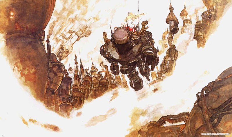 mech pilot in a cityscape