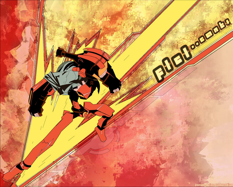 Mech Pilot in Action — Red, Dramatic