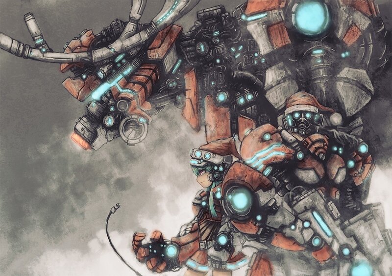 mech pilot in combat