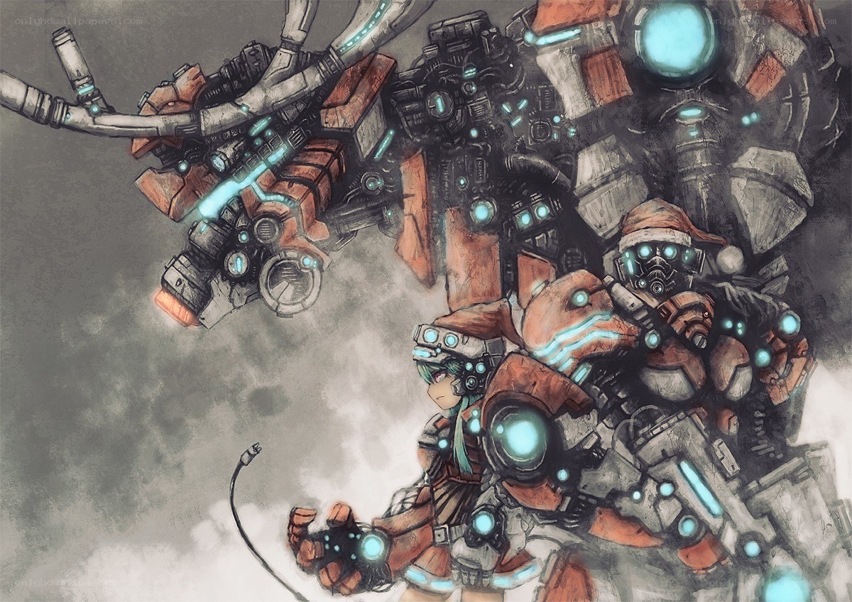 mech pilot in combat
