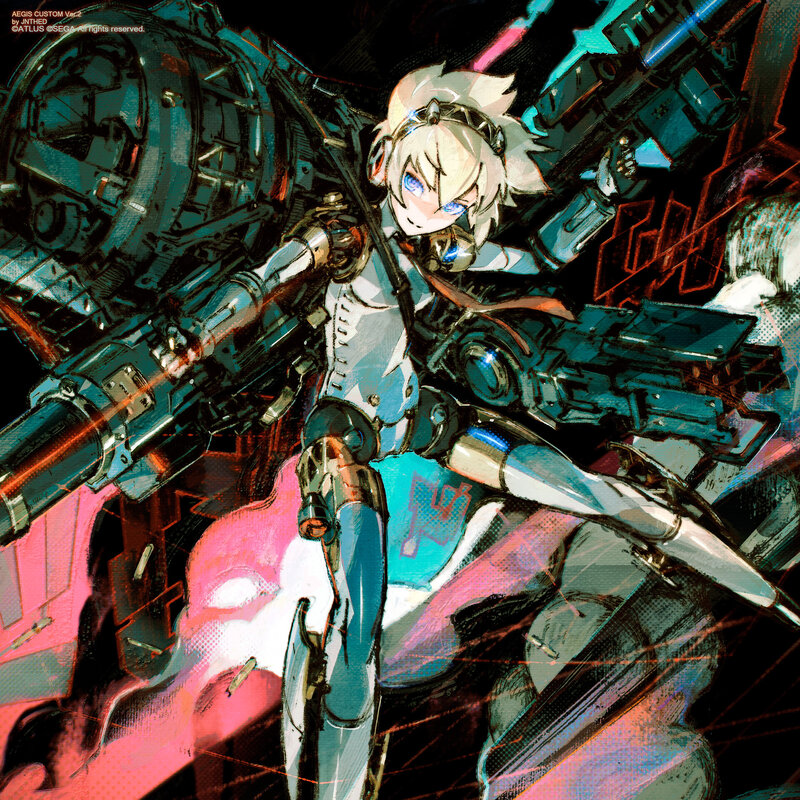 Mech Pilot with Blue Eyes