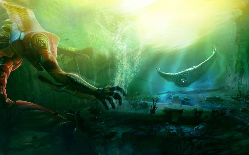 Mech Reaching for Creature